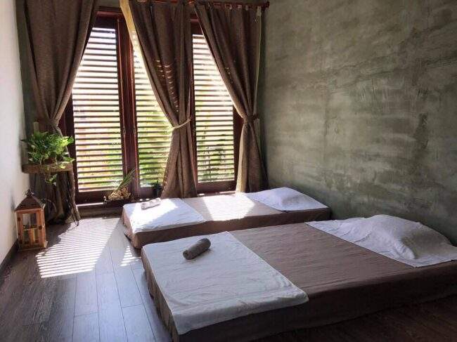 Phòng đôi (phòng spa) với vị trí đẹp nhất tại sảnh của homestay