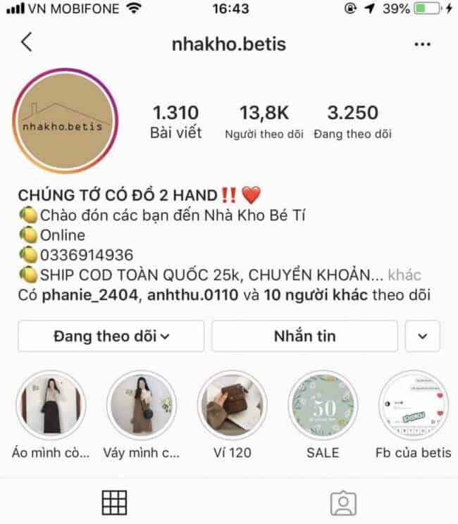 Instagram đồ si Quy Nhơn