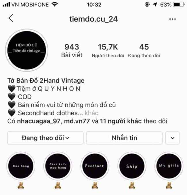 Instagram đồ si Quy Nhơn