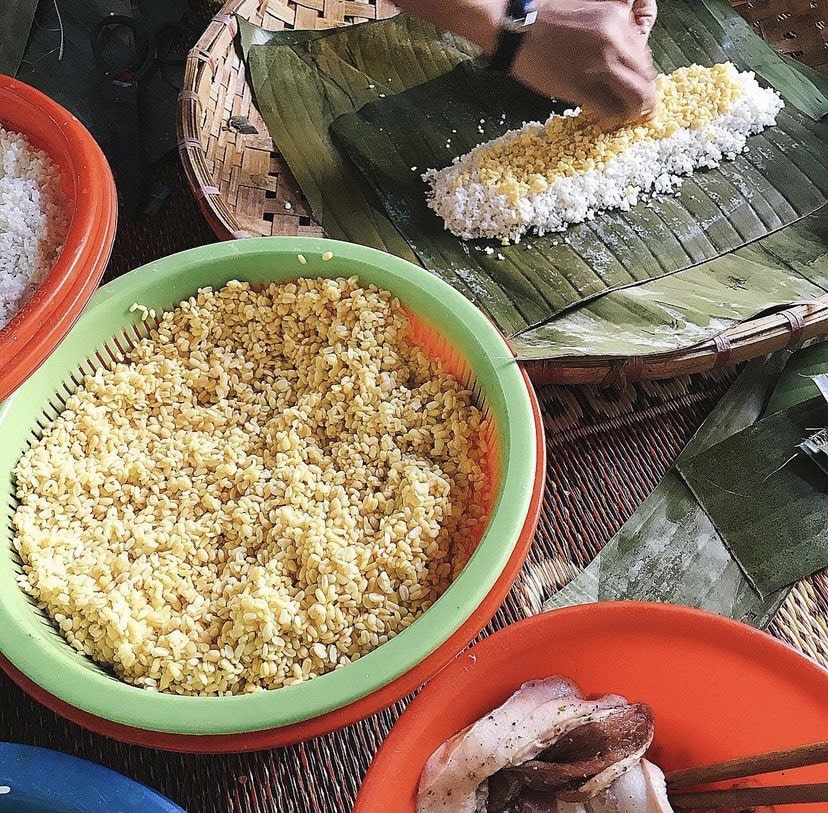 Bánh Tét - Bánh Chưng: Truyền Thống Nghìn Năm Của Việt Nam 5 bánh tét Việt Nam (nguồn: sưu tầm)