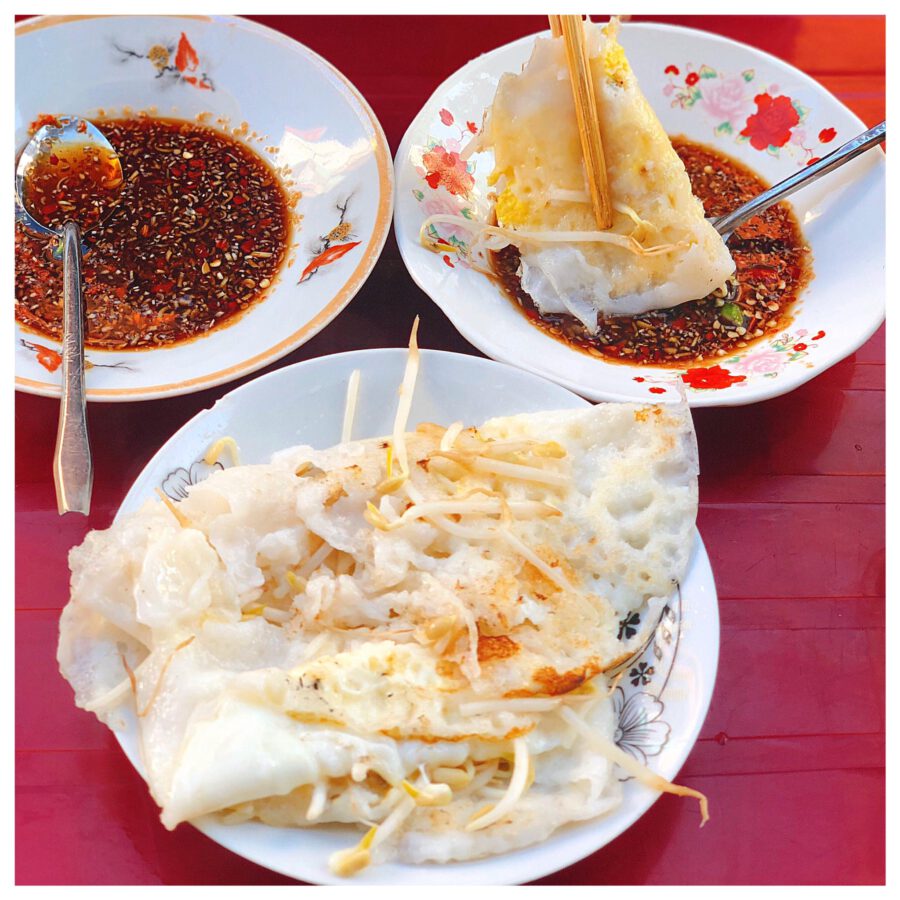 Món ăn sáng ở Quy Nhơn (nguồn: Gà Bông Foodie)