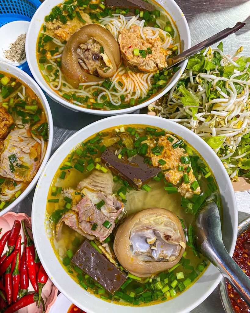 Tổng Hợp 05 Quán Bún Bò Quy Nhơn Ngon Chất Lượng Nhất