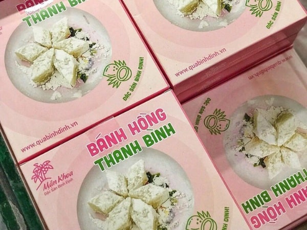 Bánh Hồng Tam Quan-Thanh Bình (Ảnh: Hải sản khô Mận Khoa) 