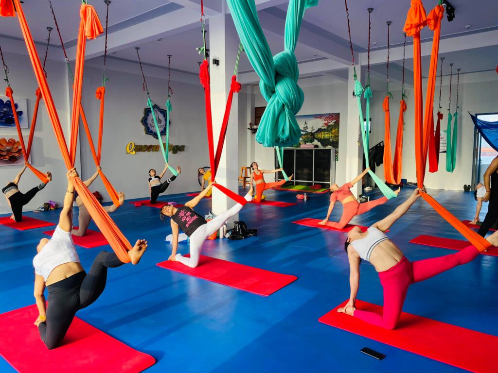 Phòng tạp với dây. Ảnh Ảnh Queen Fitness Yoga