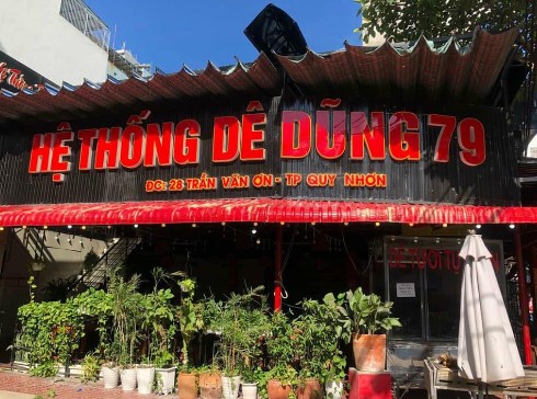 Bên ngoài hệ thống dê Dũng 79. Ảnh Dê Dũng 79