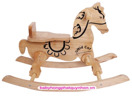 Ngựa gỗ bập bênh cho bé - Ảnh Baby Hồng Phát