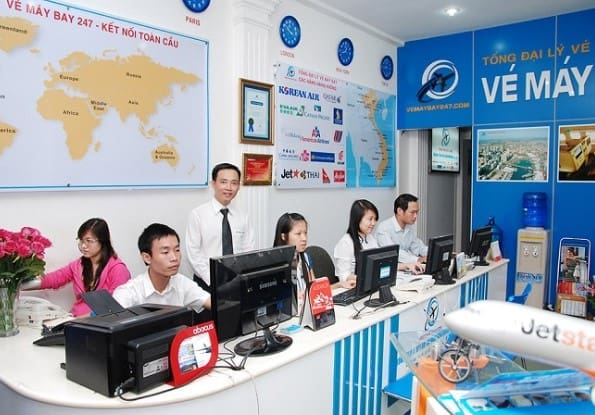 Đại lý vé máy bay 247. Ảnh sưu tầm
