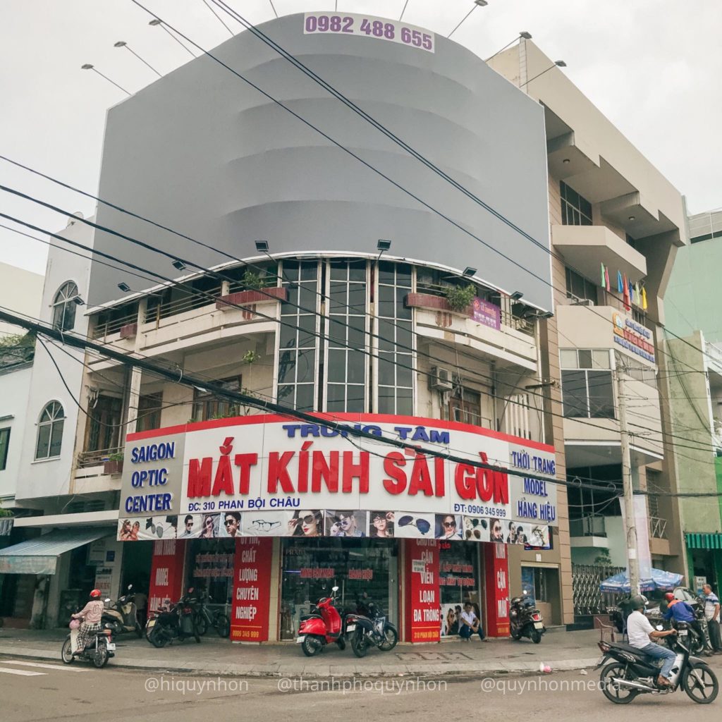 Cửa hàng Mắt Kính Sài Gòn tại Quy Nhơn.